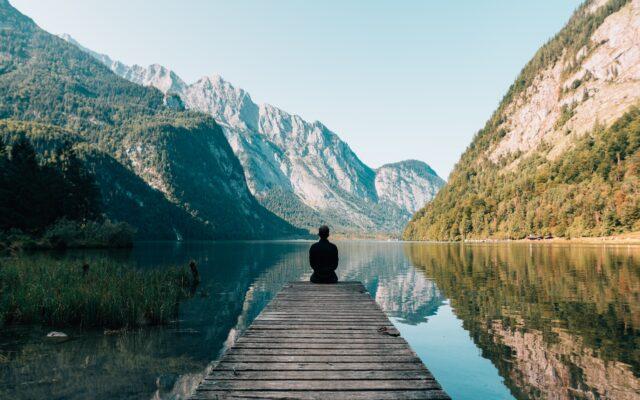 self-reflection self-care meditate ease